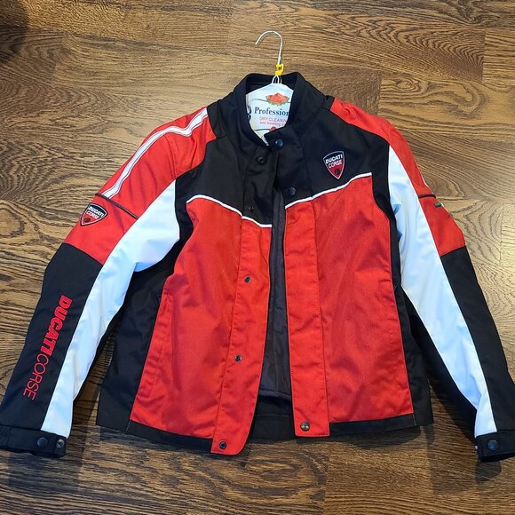 Women's Ducati Corse Motorcycle Jacket - Picture 1 of 12